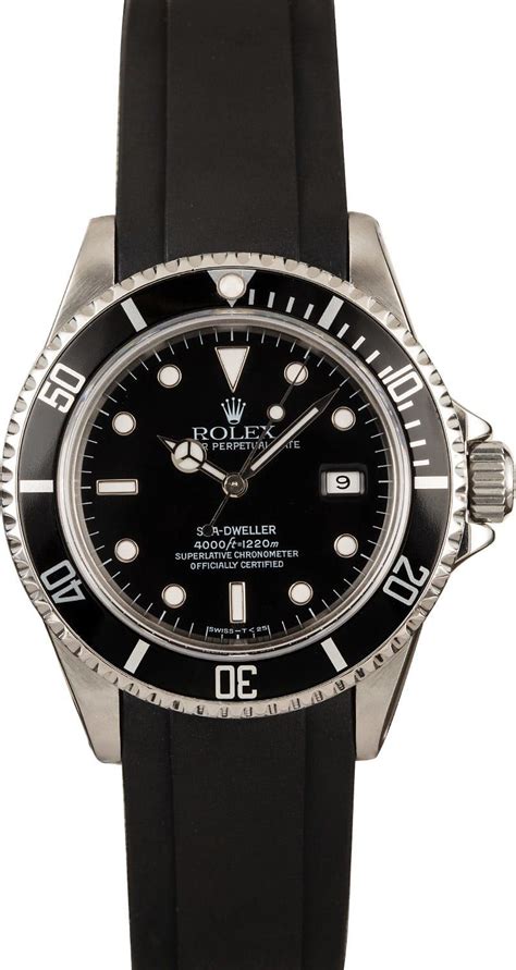 rolex 16600 rubber strap|Rolex Sea.